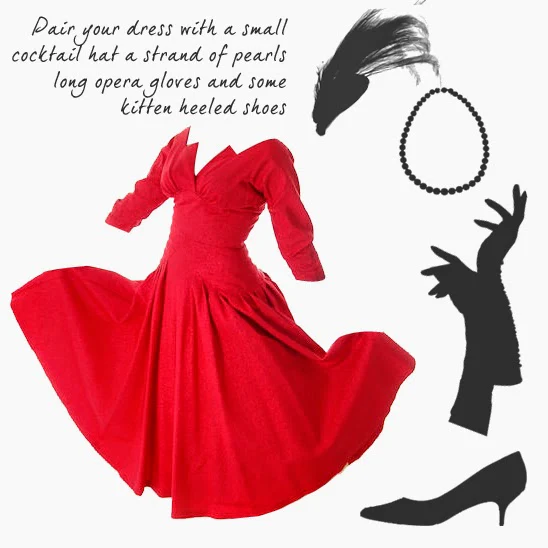 Guest Post: 3 Cute Ways To Wear A Vintage 1950s Dress